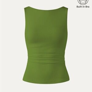 OGL Green Fitted Tank Top Sleeveless